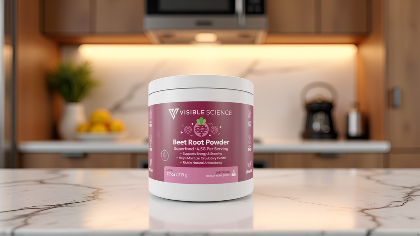 Visible Science Beet Root Powder – Superfood with Antioxidants 1 Jar