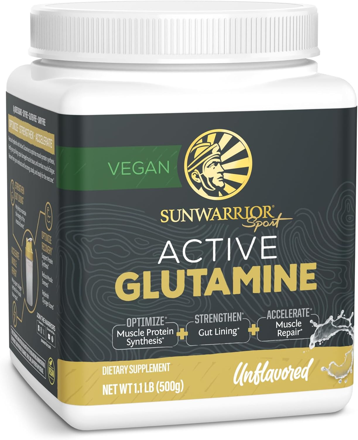 L-Glutamine Powder Glutamine Supplement Support Muscle Recovery Gut Health Suppo