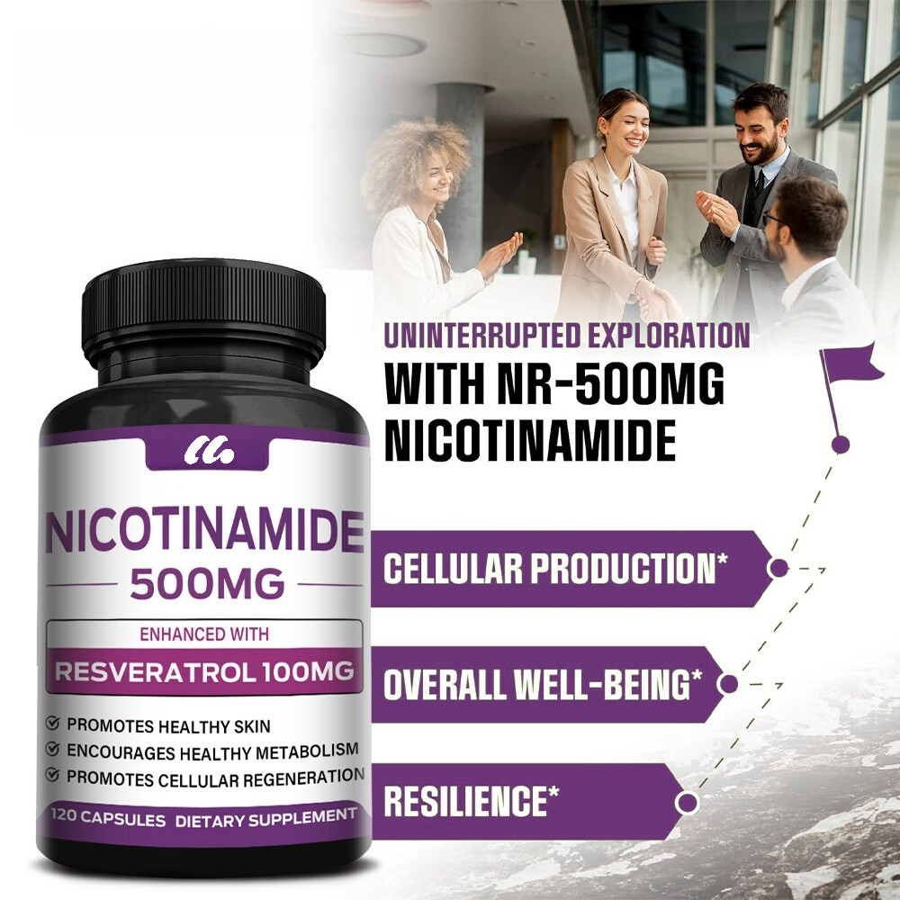 Niacinamide Supplement 500 Mg, Promotes Cell Regeneration, Repair & Skin Health
