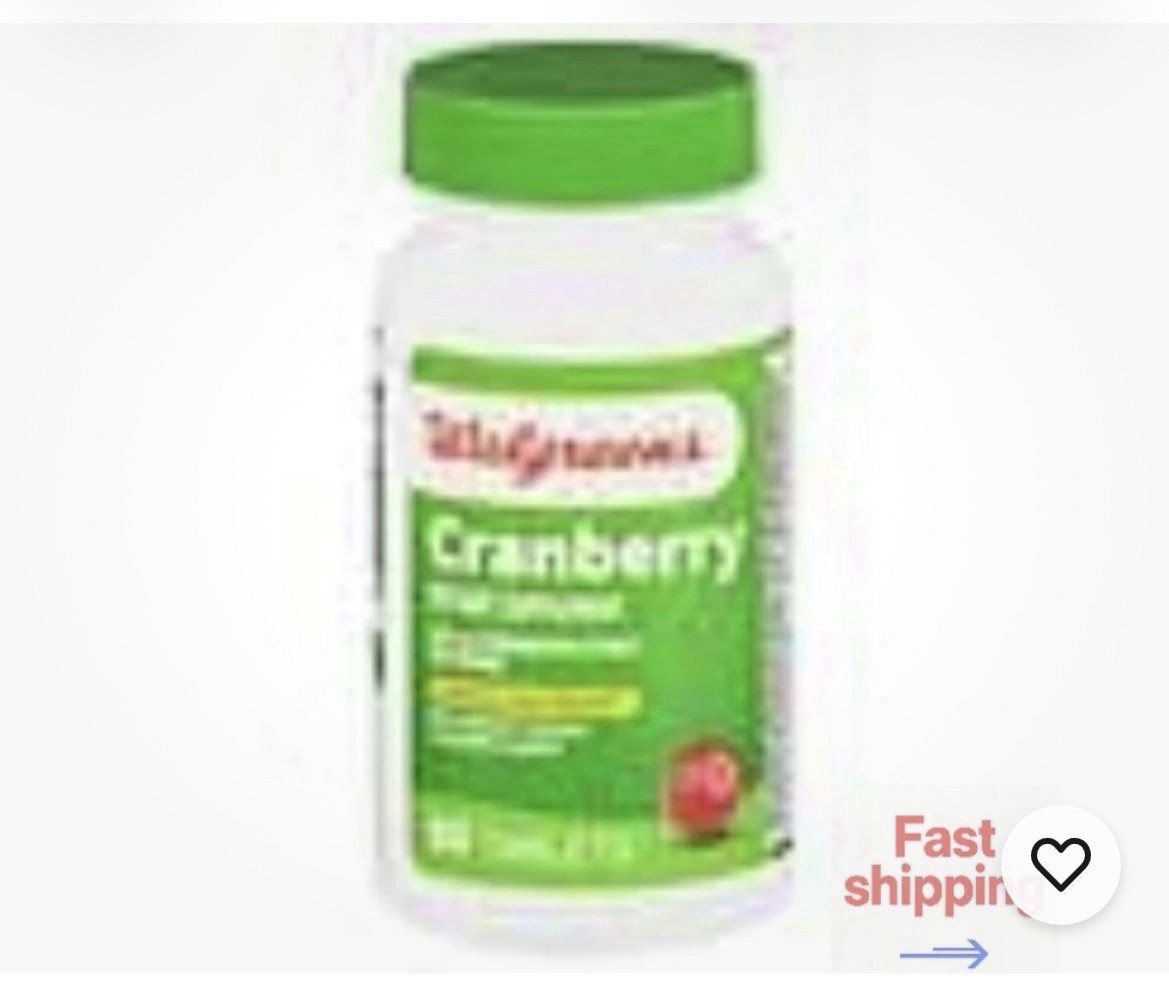 Walgreens Cranberry 500 mg Tablets (60 days), 60.0 ea