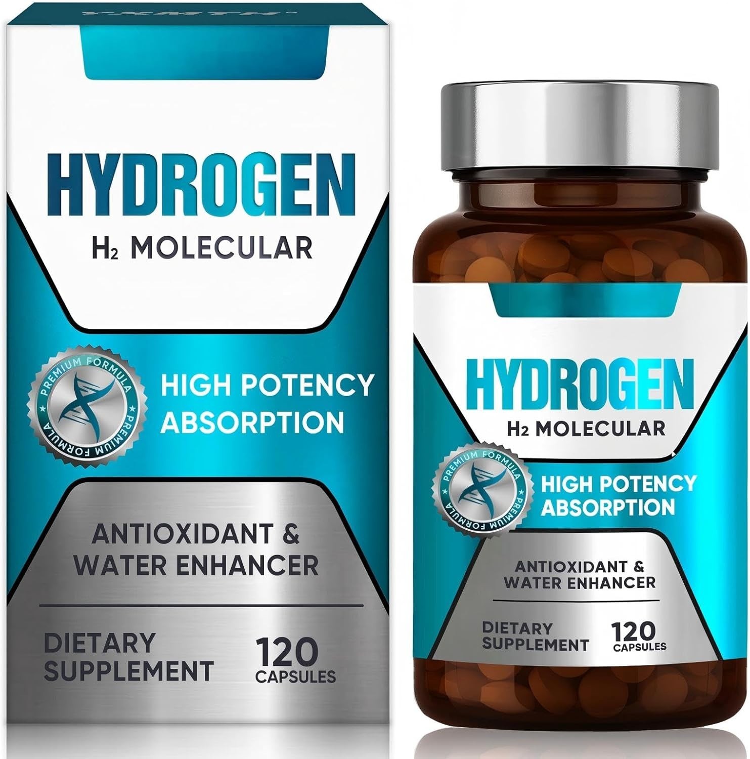 Hydrogen Water 120 Tablets 12 PPM H2 Molecular Magnesium Supplement High Quality