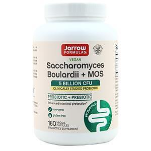 Jarrow Saccharomyces Boulardii + MOS 180 vcaps