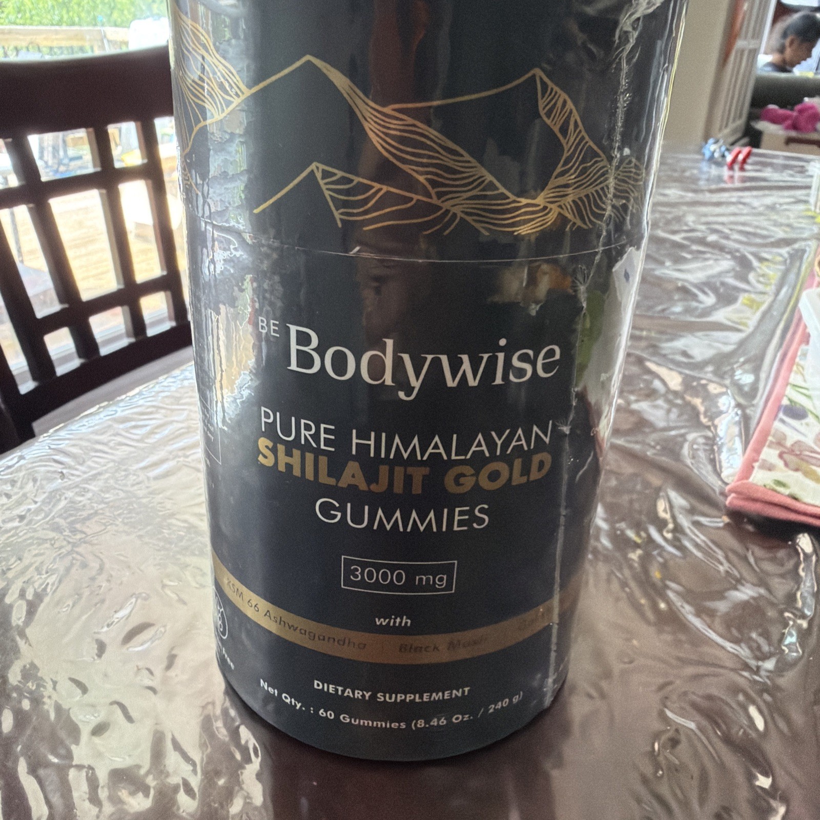 Be Bodywise Pure Himalayan Shilajit 60 Gummies Gold, NEW