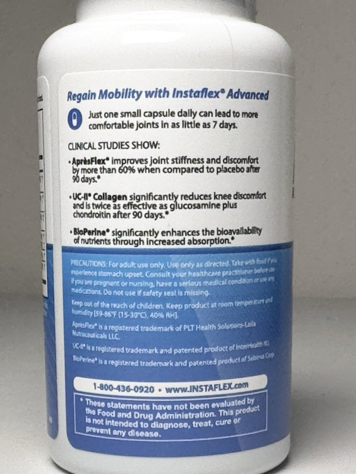 New Instaflex Advanced Joint Support Supplement 30 Capsules Exp 09/26