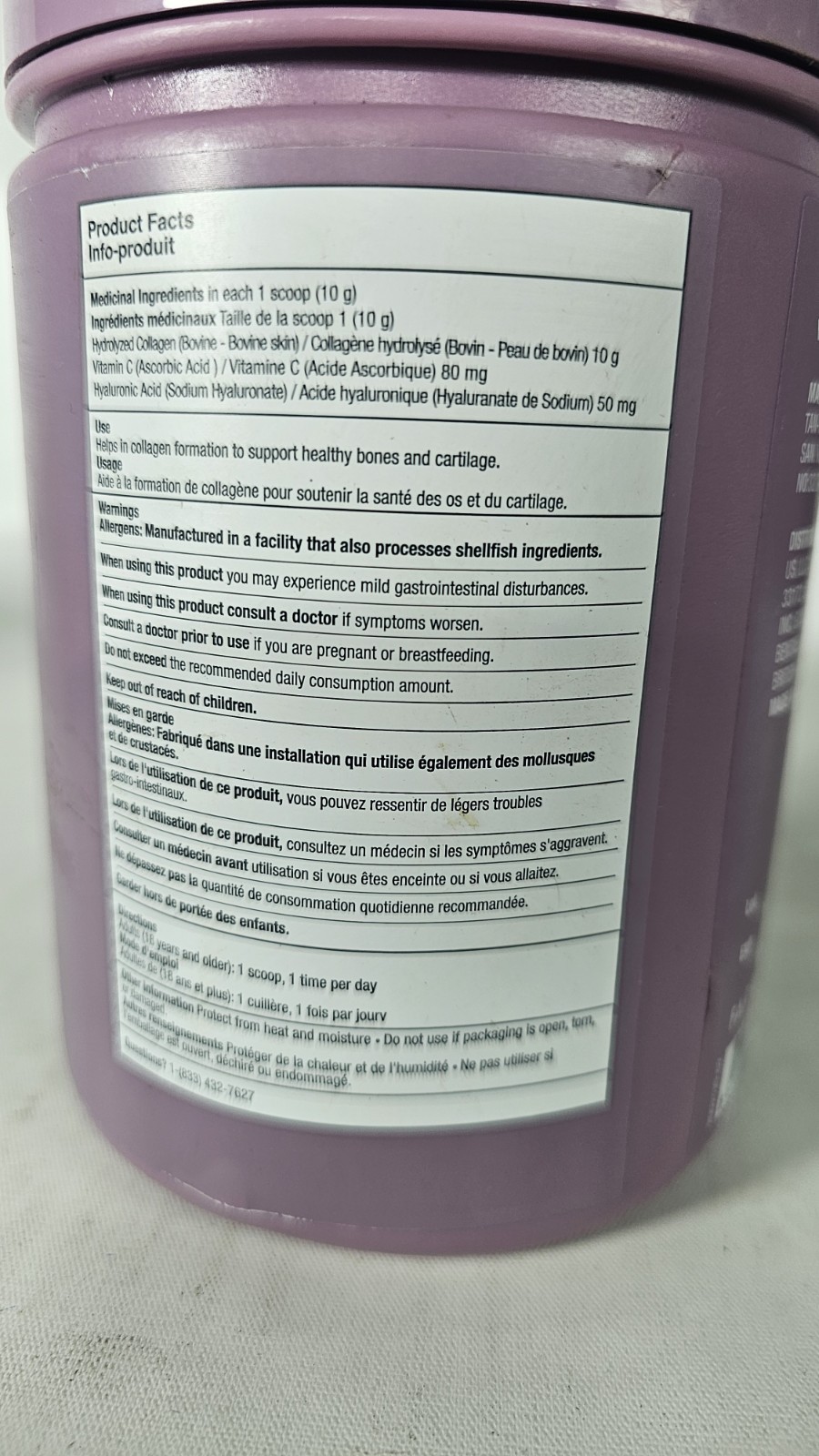 BEAUTY BOOSTER COLLAGEN POWDER UNFLAVORED 250gr 8.8oz Exp:03/2028