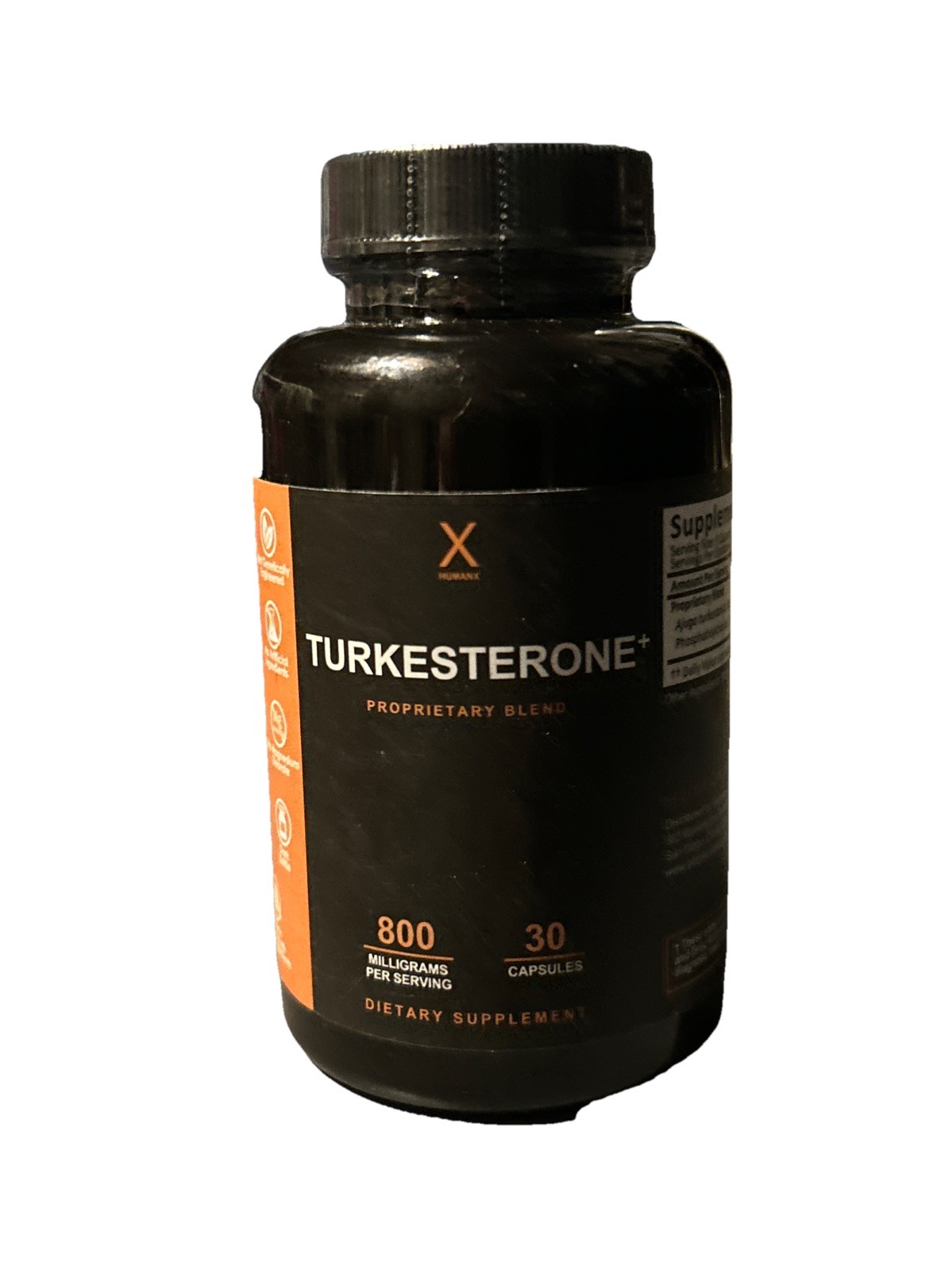 Humanx Turkesterone+ Supplement – 800 mg – 30 capsules – Exp 03/26