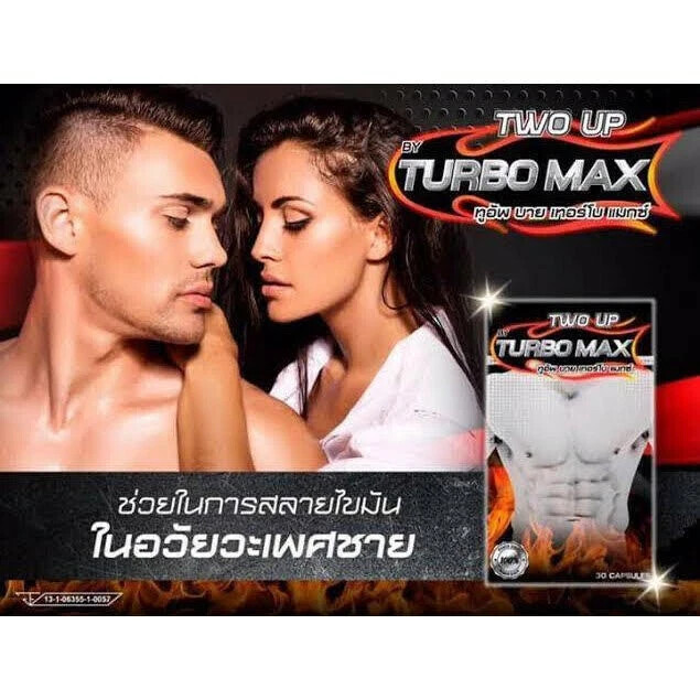 2x 60 CapsTwo Up by Turbo Max Healthy Herb Restores Sexual Function Stamina