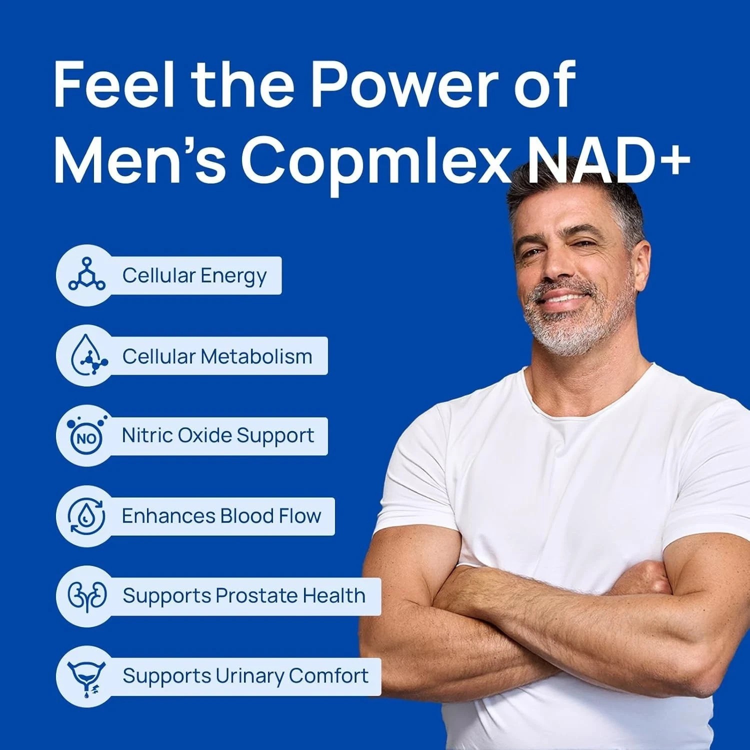 New Version NAD+ for Men – NAD GENIE 30 Capsules