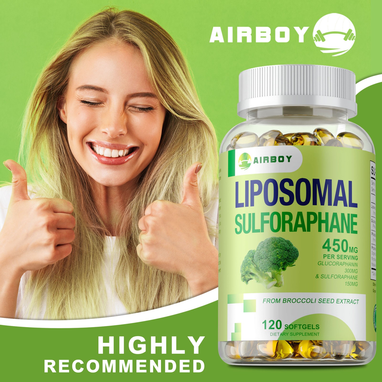 Liposomal Sulforaphane – Ultimate Antioxidant Power, Liver Healt-glucosamine