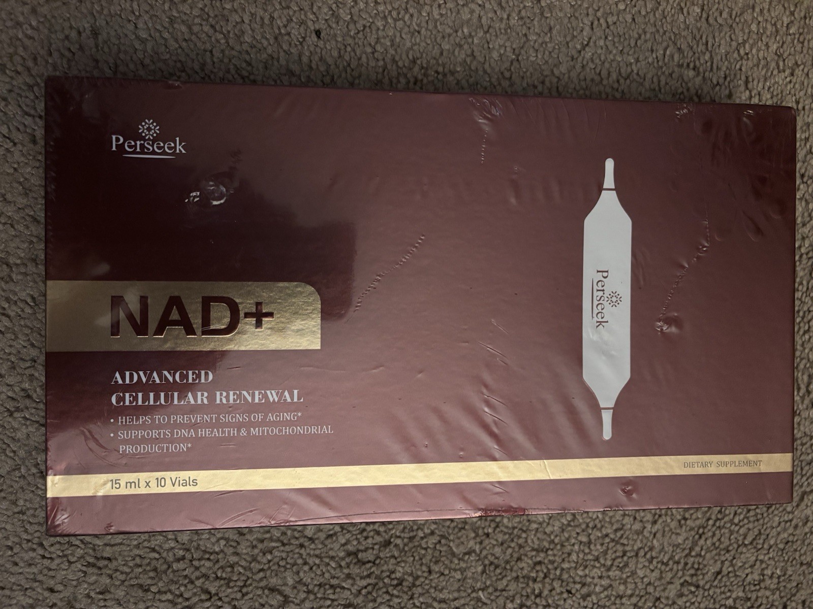 3-Perseek NAD for Anti-Aging – 1200Mg Advanced Cellular Renewal | Enhances Skin