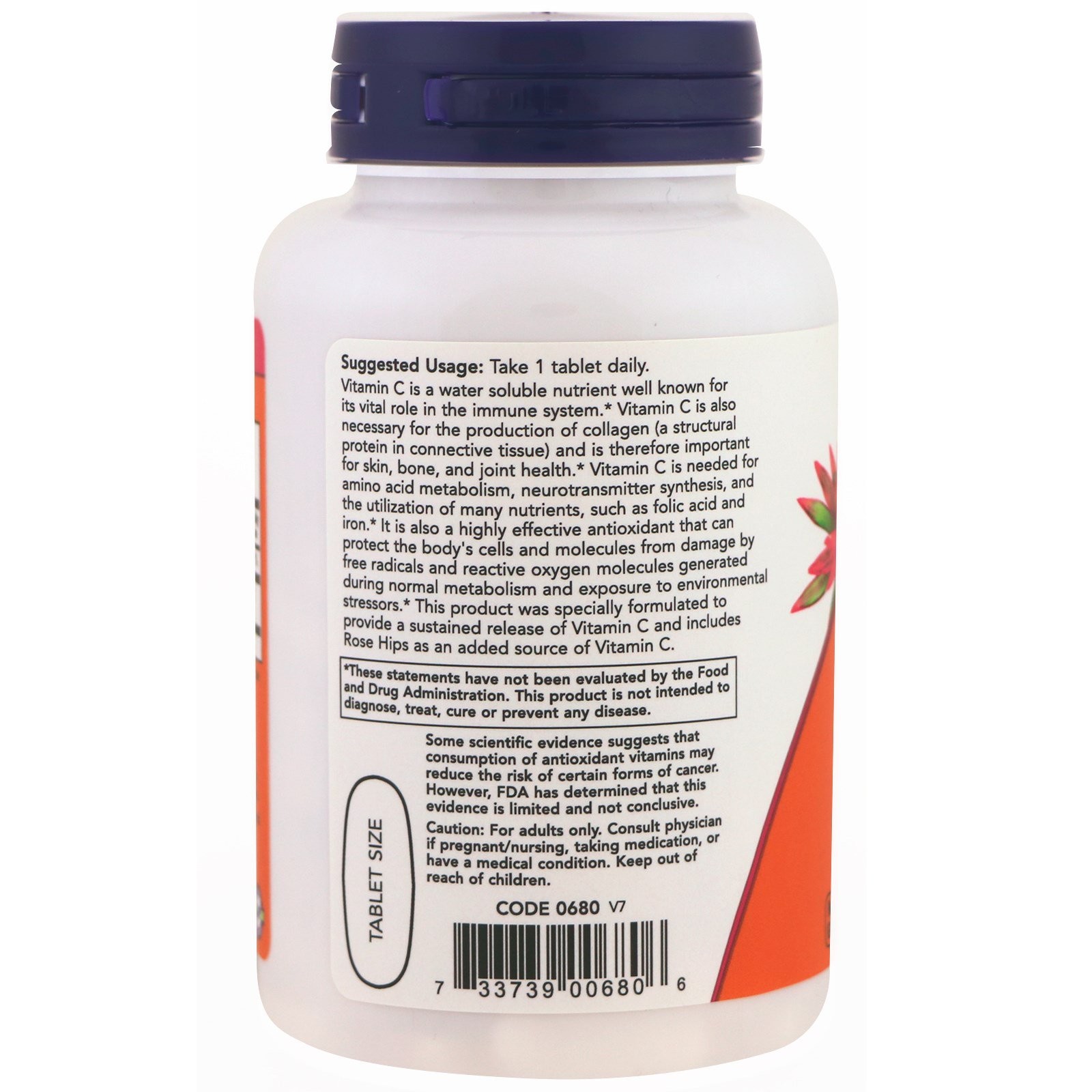 Now Foods C-1000 100 Tablets GMP Quality Assured, Kosher, Vegan, Vegetarian