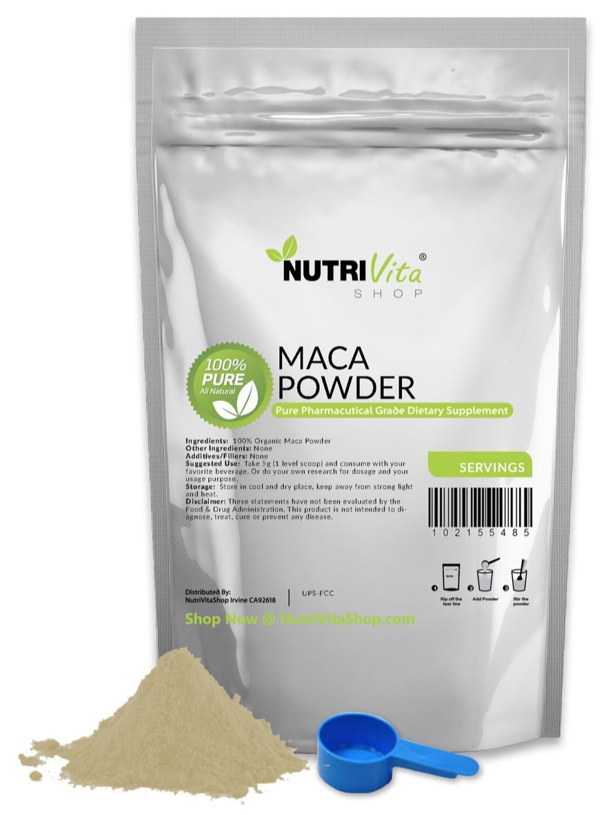 100g PURE RAW MACA POWDER 100% ORGANIC PHARMACEUTICAL GRADE (3.5oz) 20 SERVINGS