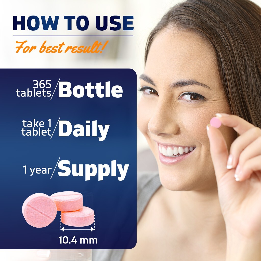 Vitamatic Vitamin B12 1000 mcg Fast Dissolve 365 Tablets