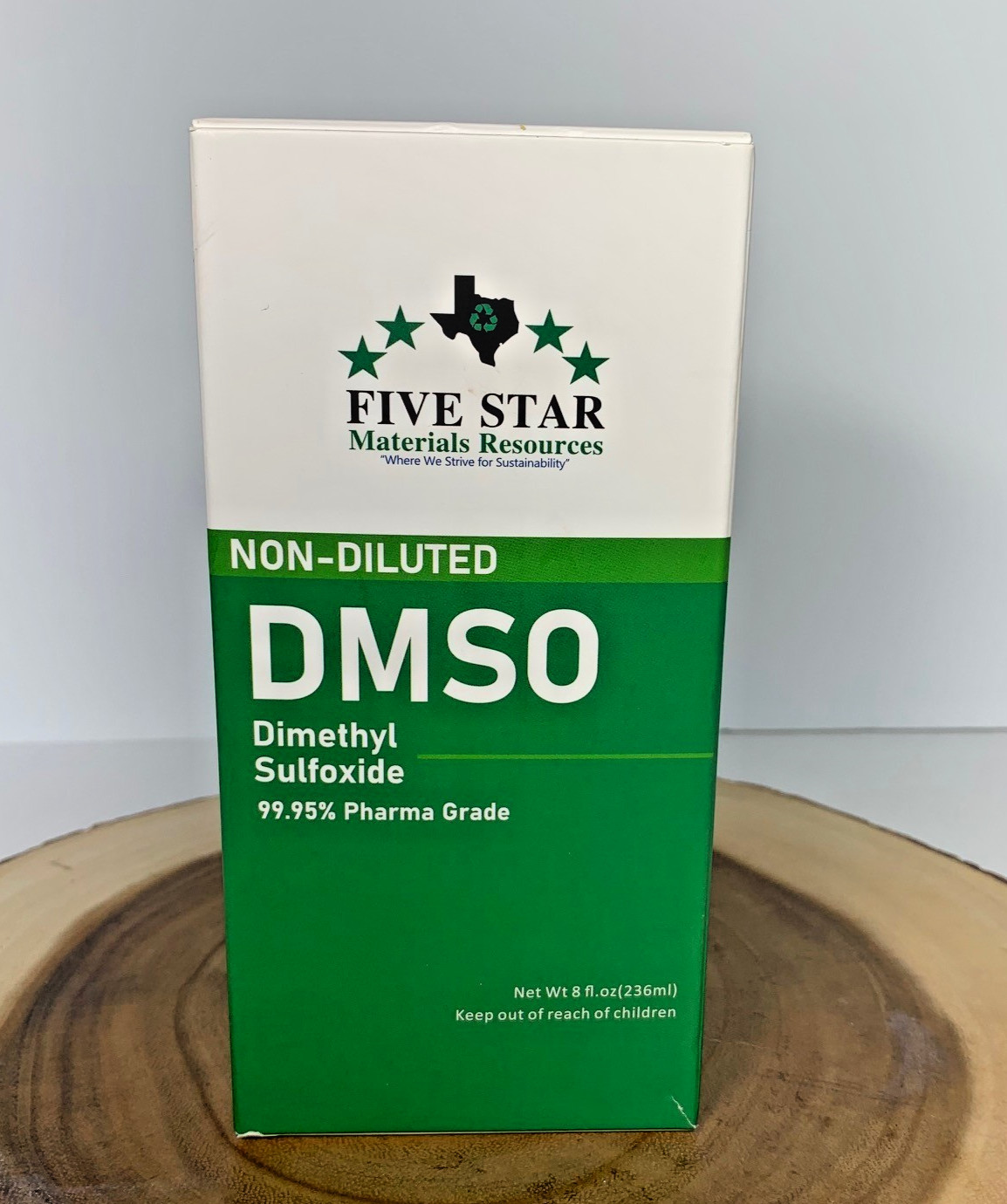 99.95% Pure DMSO Liquid 8 oz | Undiluted & Odorless | Premium Glass Bottle