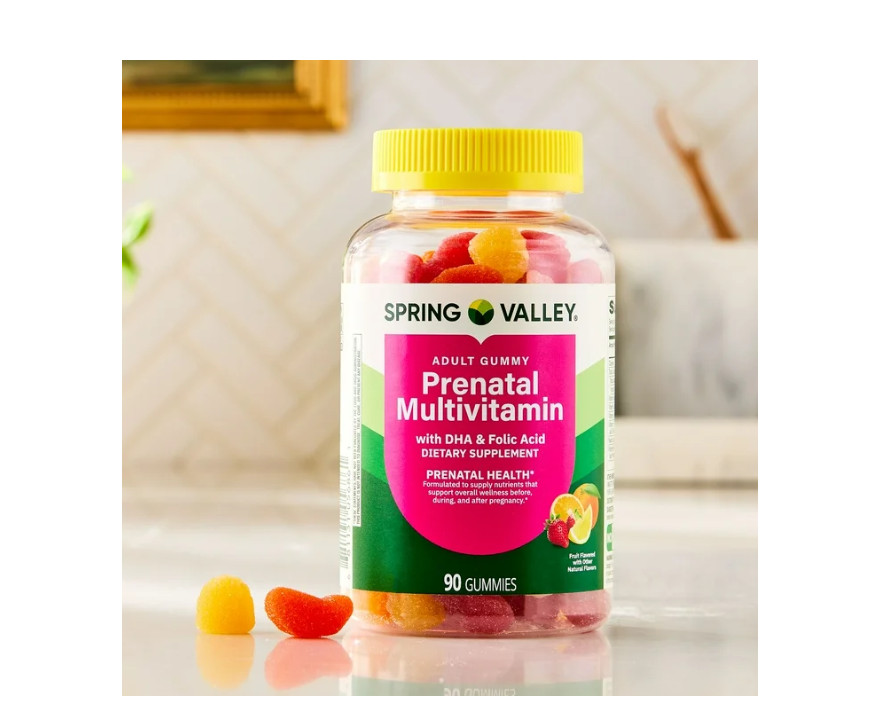 2 PACK Spring Valley Prenatal Multivitamin Gummies with DHA and Folic Acid