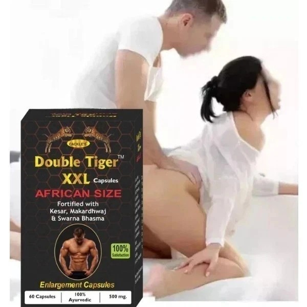 XXXL Herbal Male Stamina Booster Capsules (60 Count) Performance Support for Man