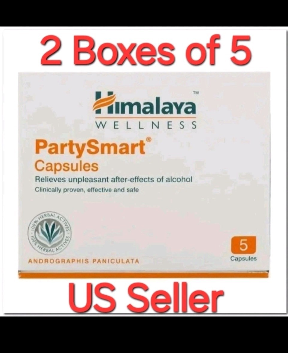 Himalaya Party Smart 10 Capsules 2 Packs Of 5 Exp 03/2028 US Seller Fast Free SH