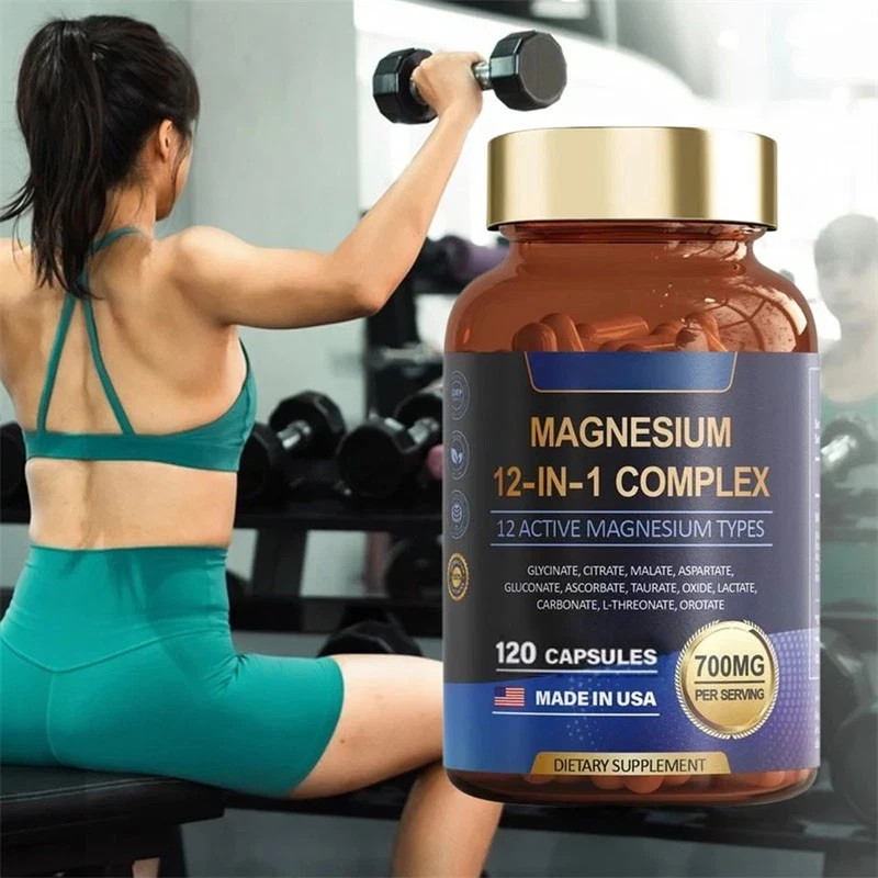 12 Forms Magnesium Complex 2 Pack Glycinate L-Threonate Muscle & Sleep Support