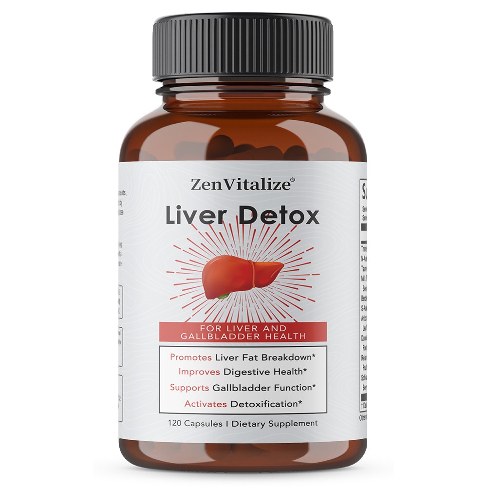 Liver Detox formulated with Milk Thistl 100mg Improves Digestive Health 30/60/12