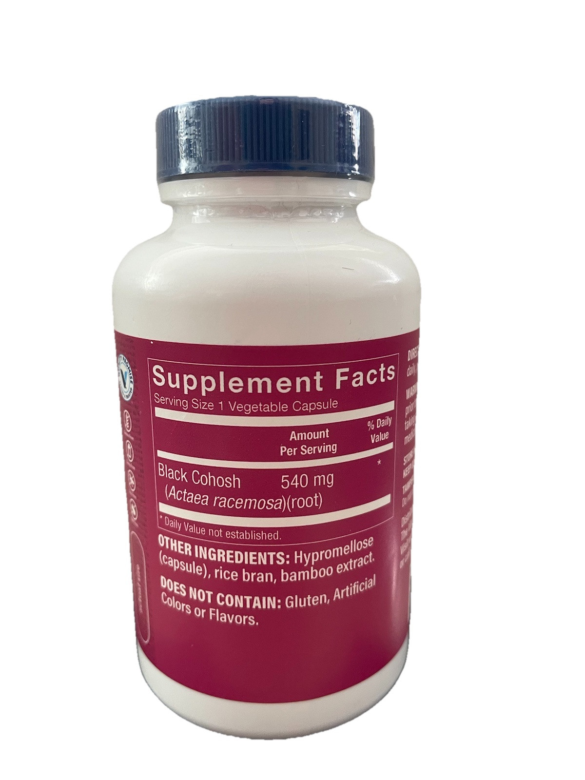 The Vitamin Shoppe Black Cohosh 540mg 90Caps Womens Health Support Twin Pack