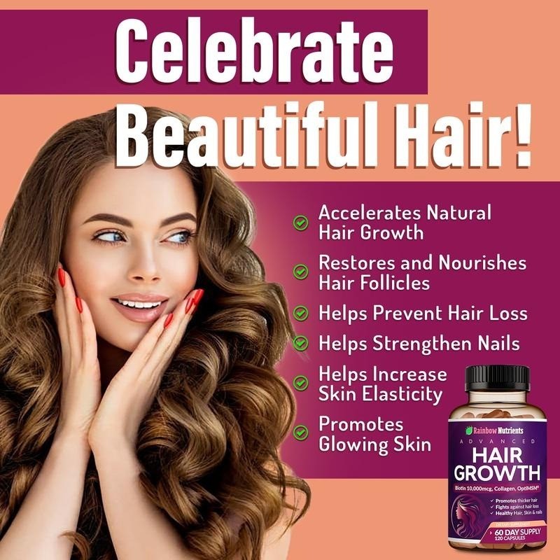 Biotin Collagen Saw Palmetto Capsules Multi Nutrient Hair Skin Nail Wellness Mix