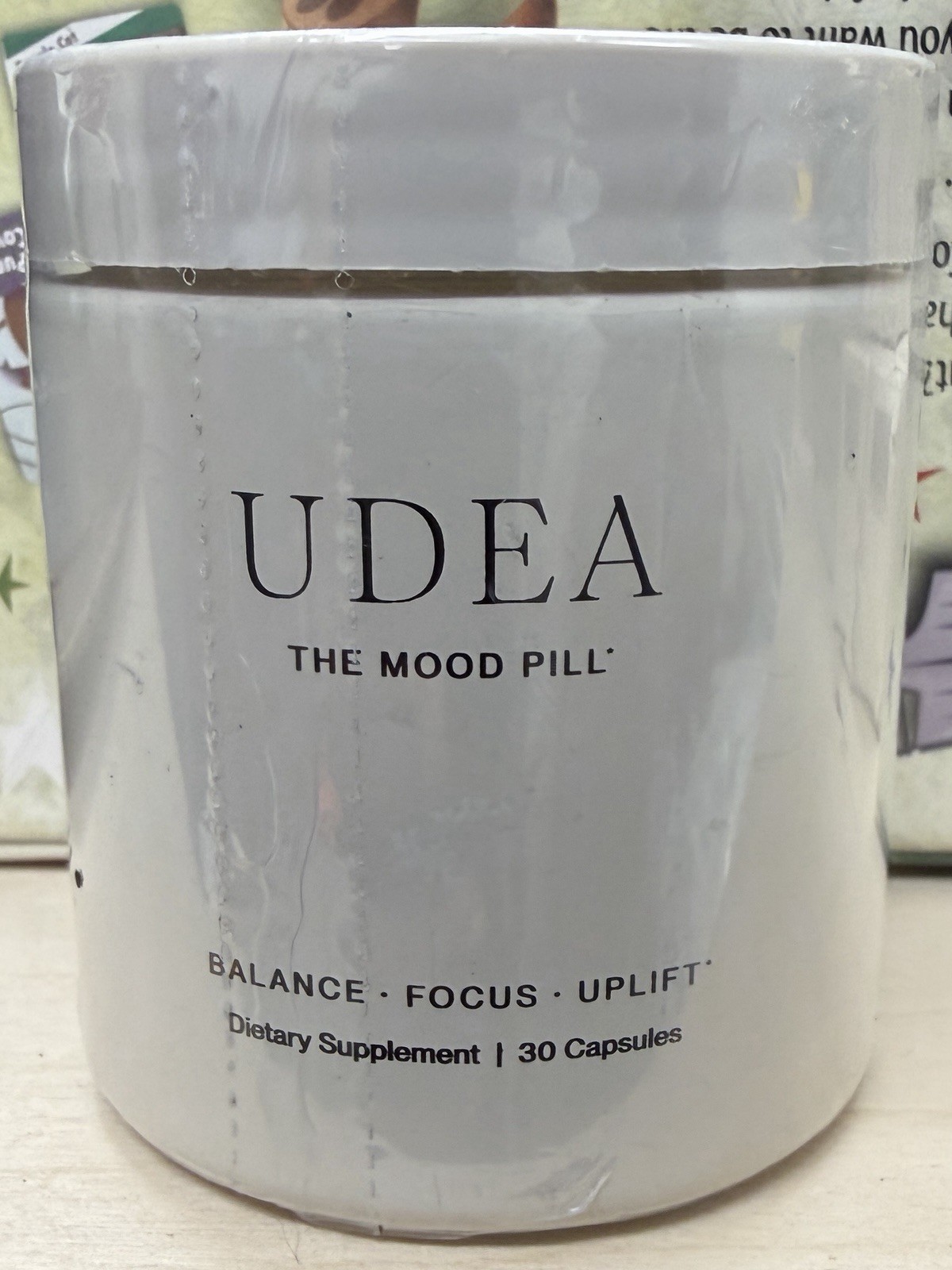 UDEA The Mood Pill New. 30 Capsules. Balance. Focus. Uplift. Exp 04-2025 Sealed
