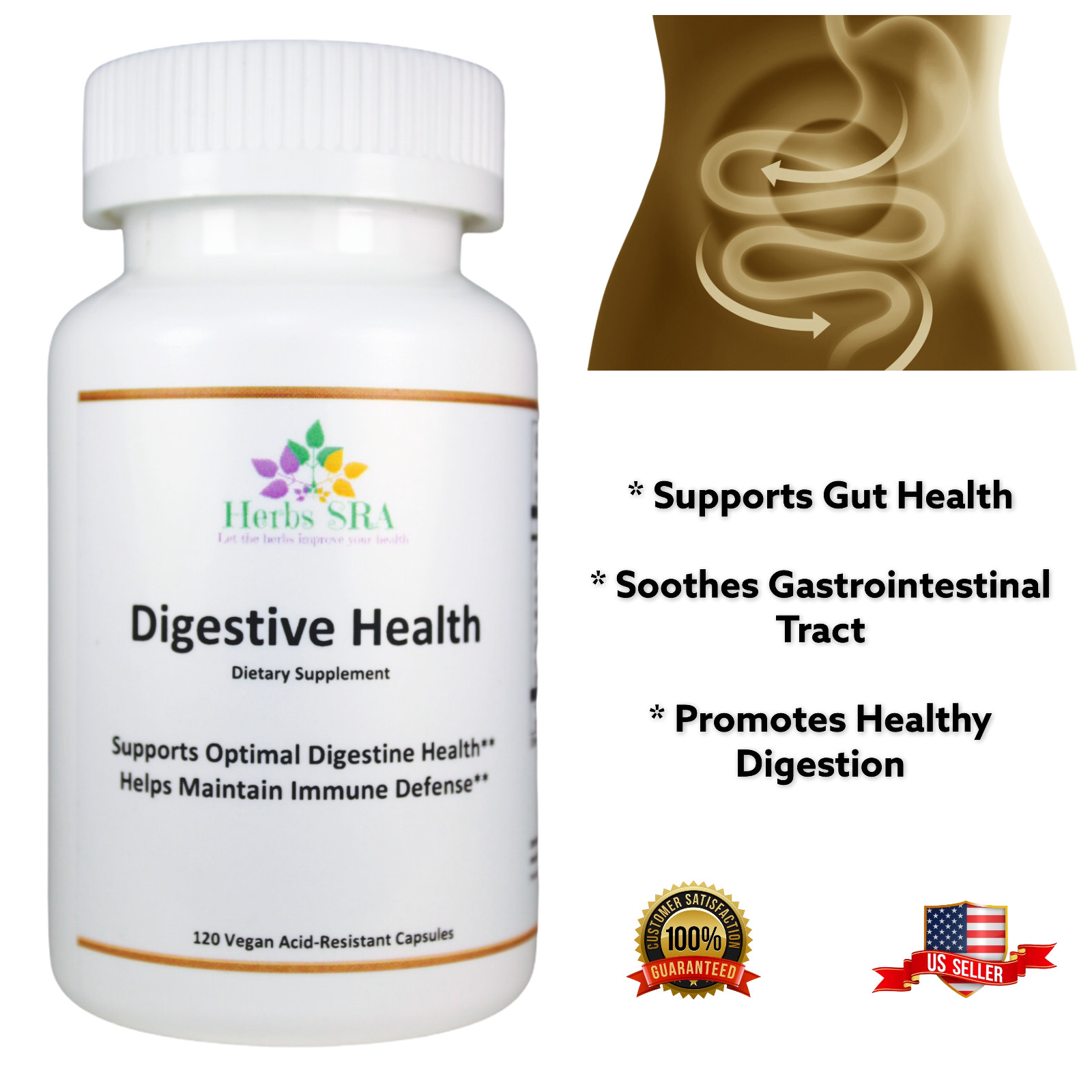 Digestive Health, 120 capsules, 1000 mg, biomedical Formula, Good Bowels, Gut.