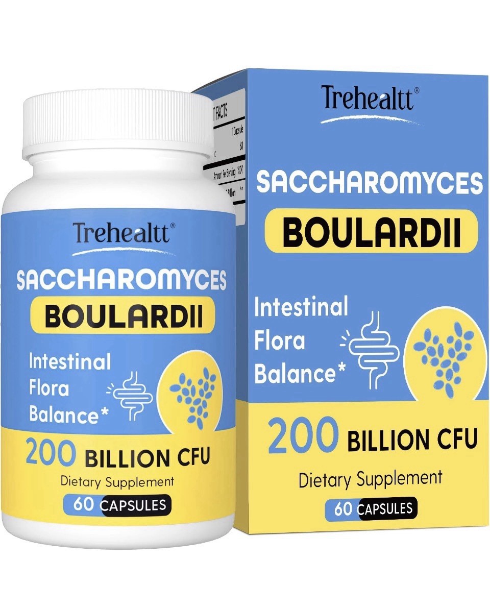 Saccharomyces Boulardii Probiotics 200 Billion CFUs, Clinically-Studied Probi…
