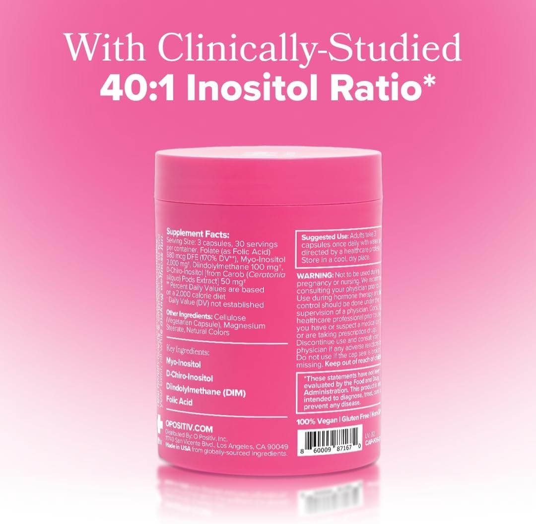 O Positiv FLO Ovarian Support Vegan Capsules – 90ct EXP 06/29/2026