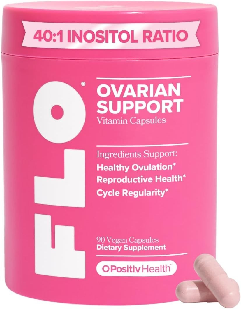 O Positiv FLO Ovarian Support Vegan Capsules – 90ct EXP 06/29/2026