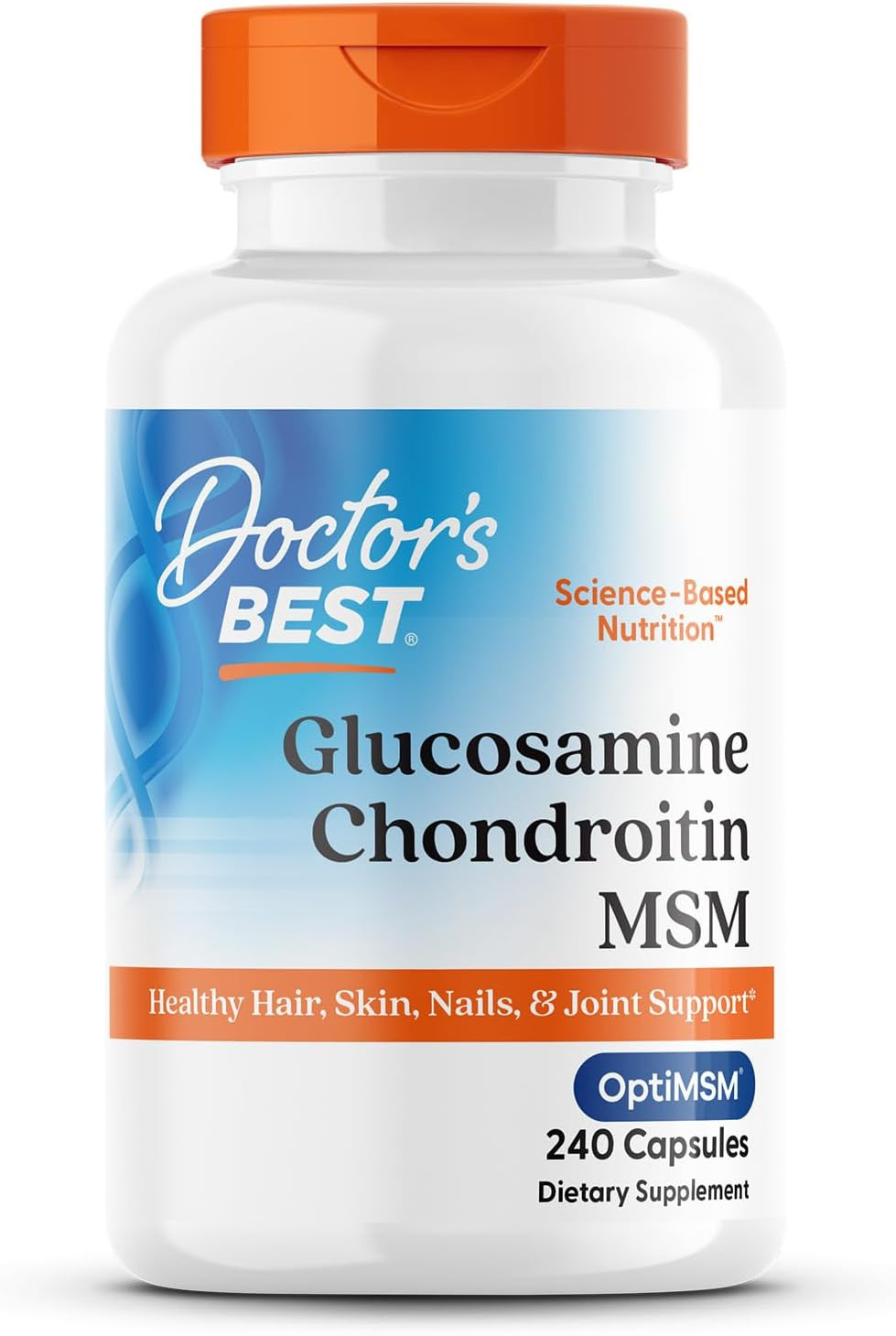 Glucosamine Chondroitin Msm with Optimsm Capsules, Supports Healthy Joint Struct