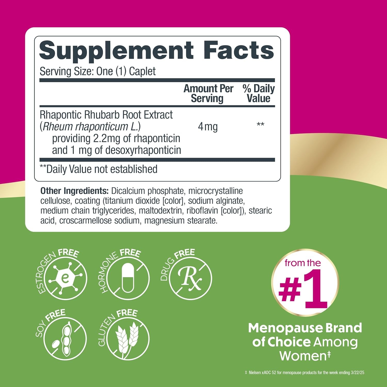 Estroven Complete Menopause Relief Supplement for Women 28 Count Menopause