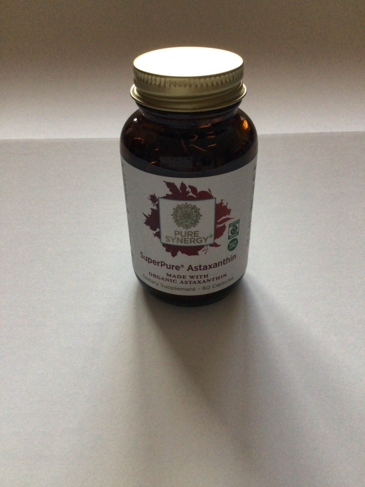PURE SYNERGY SuperPure Astaxanthin Extract | Organic 60 Count (Pack of 1)