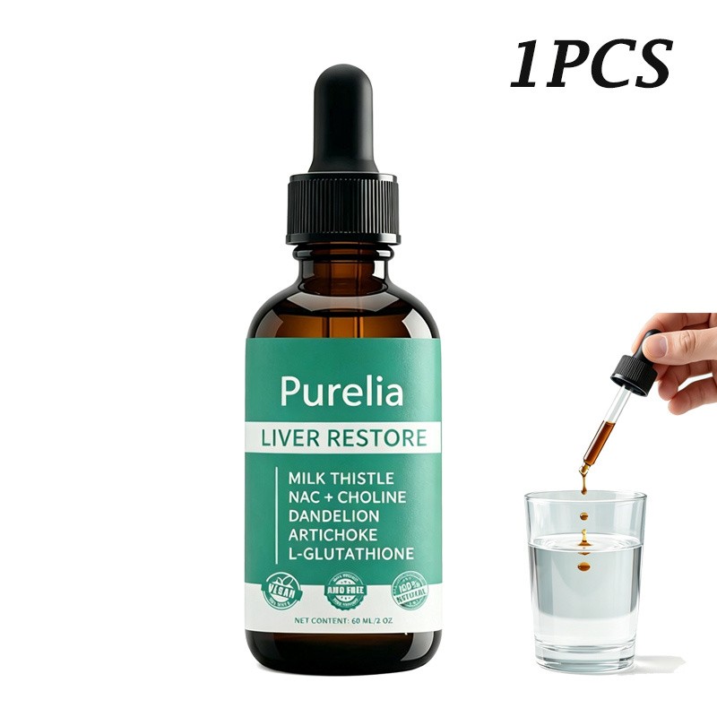 Purelia Liver Restore, full Liver Support Supplement with Milk Thistle, Dand