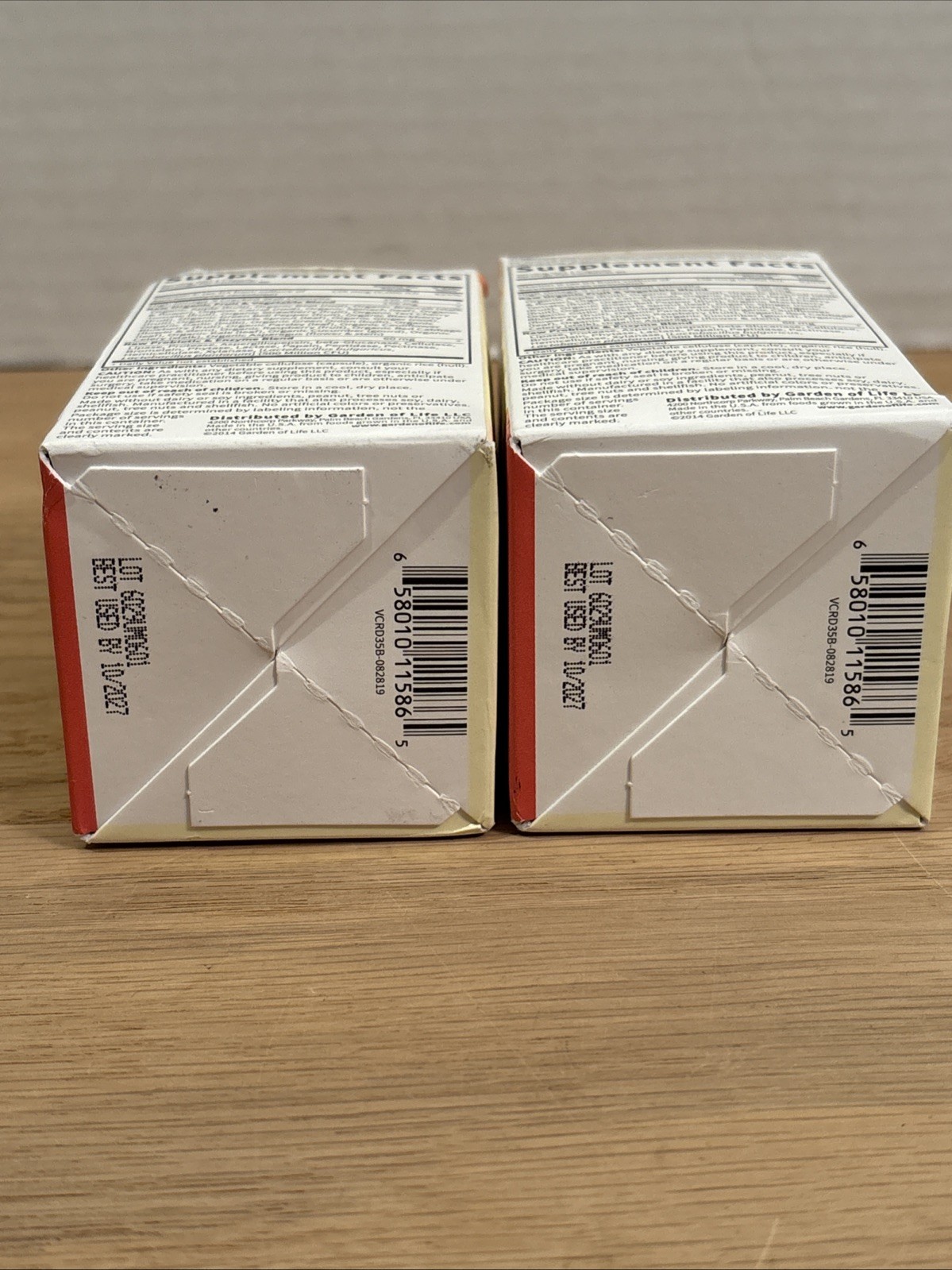 (2) Garden of Life Vitamin Code Raw D3 5000 IU 125mcg – 60 Capsules *EXP 10/2027