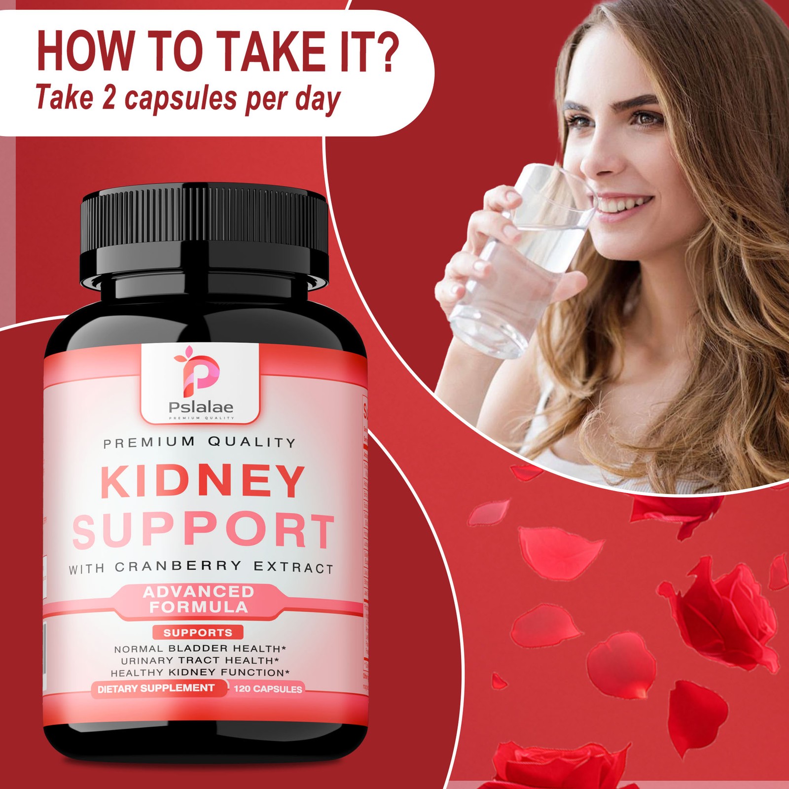 Kidney Support – Bladder Health,Urinary Tract Health,and Healthy Kidney Function