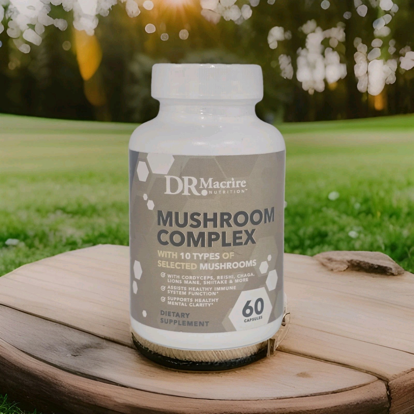 DR. Macrire Mushroom Complex 10 Types of Mushrooms 60 Capsules EXP-12/2029