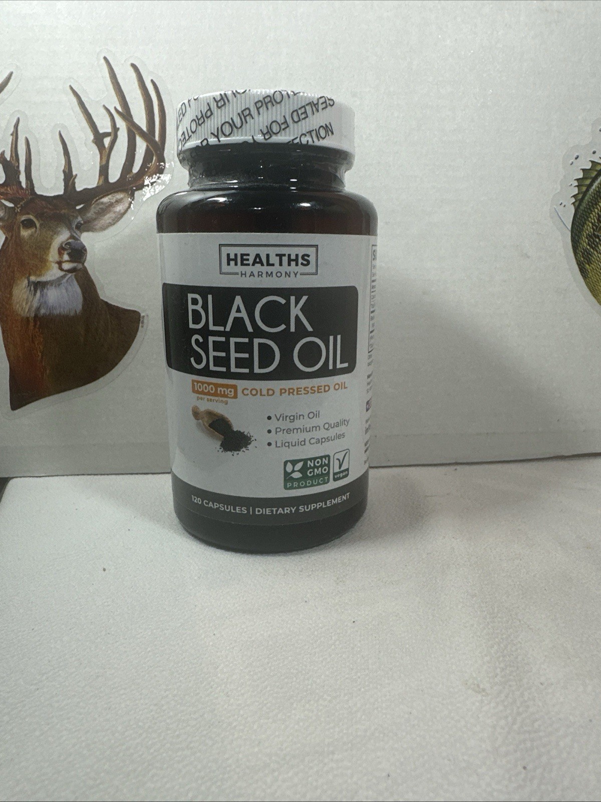 Healths Harmony Black Seed Oil Supplement 120 Softgel Capsules Exp.01/27