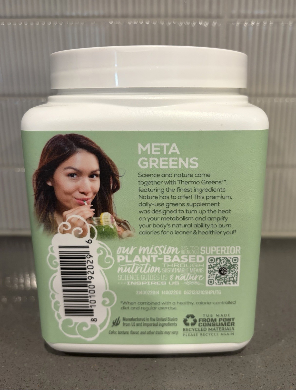 Sunwarrior Shape THERMO GREENS Antioxidant Metabolic Ignitor Unflavored Exp 7/27