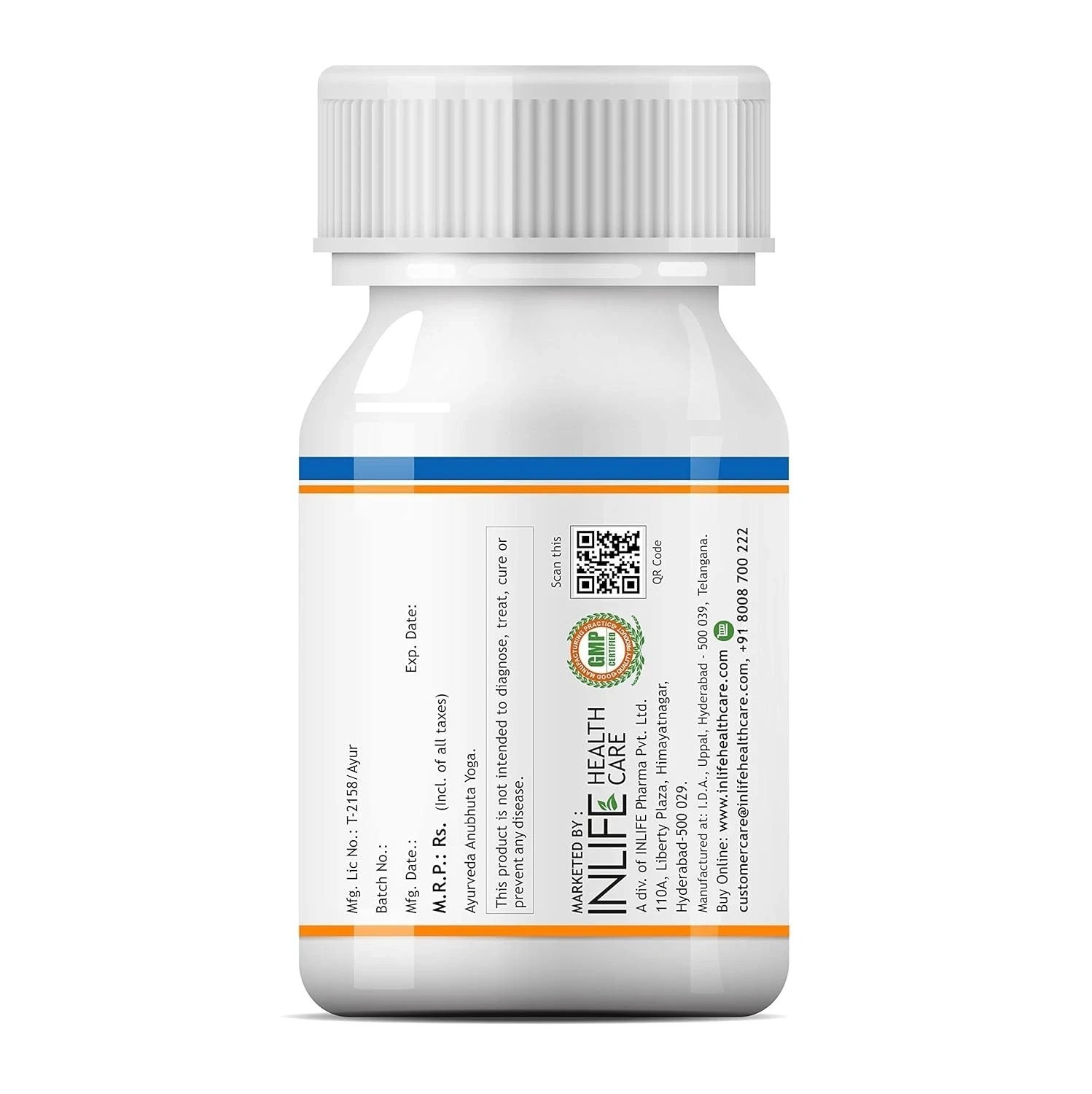 INLIFE Energy Booster Supplement | Shilajit Ashwagandha Tribulus Green 60cap m29