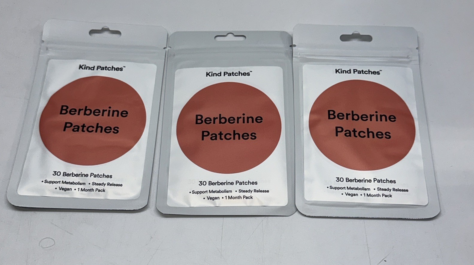 Lot Of 3 Kind Patches Metabolic Balance Berberine Supplement 30 Count Per