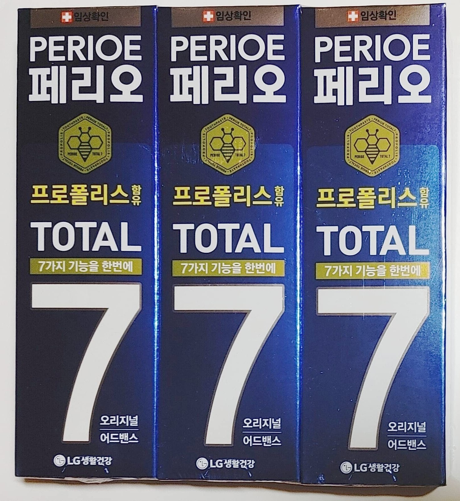 LG Health Care Perioe Total 7 Toothpaste – Original Advance 4.2oz (120g) * 3p…