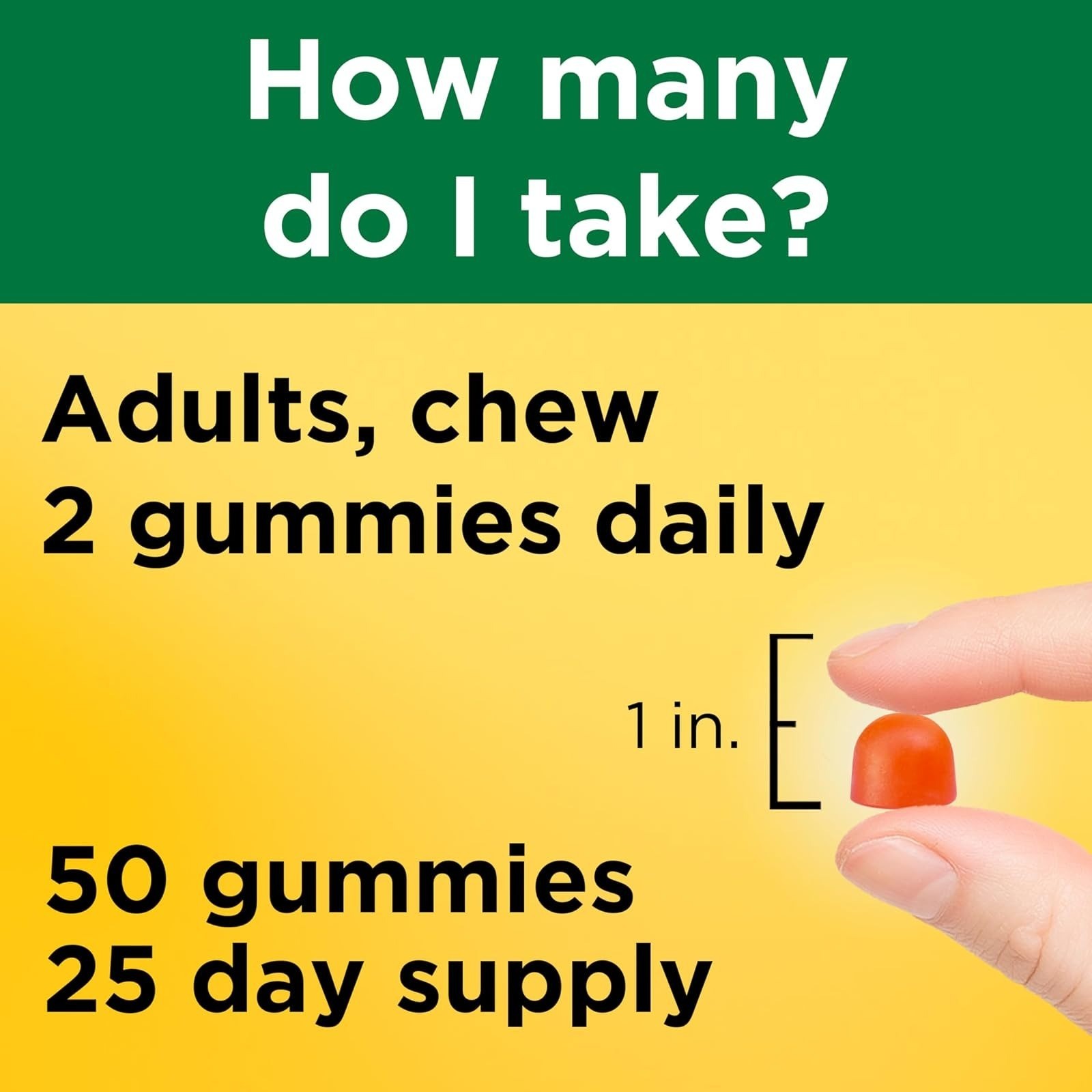 Nature Made Vitamin D3 K2 Gummies, 5000 IU, Peach Flavor, 50 Count