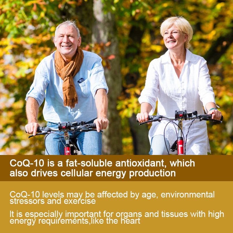 CoQ 10 Coenzyme Q10 200mg Supplement 120 Capsules Heart Health Energy Support