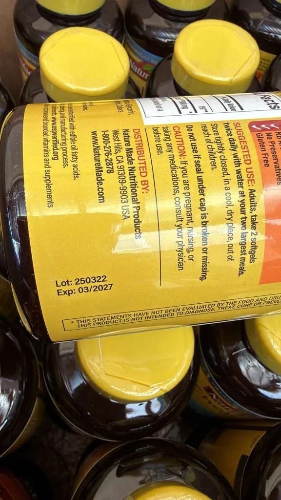Nature Made CholestOff Plus 900 mg 210 Softgels Lower Cholesterol