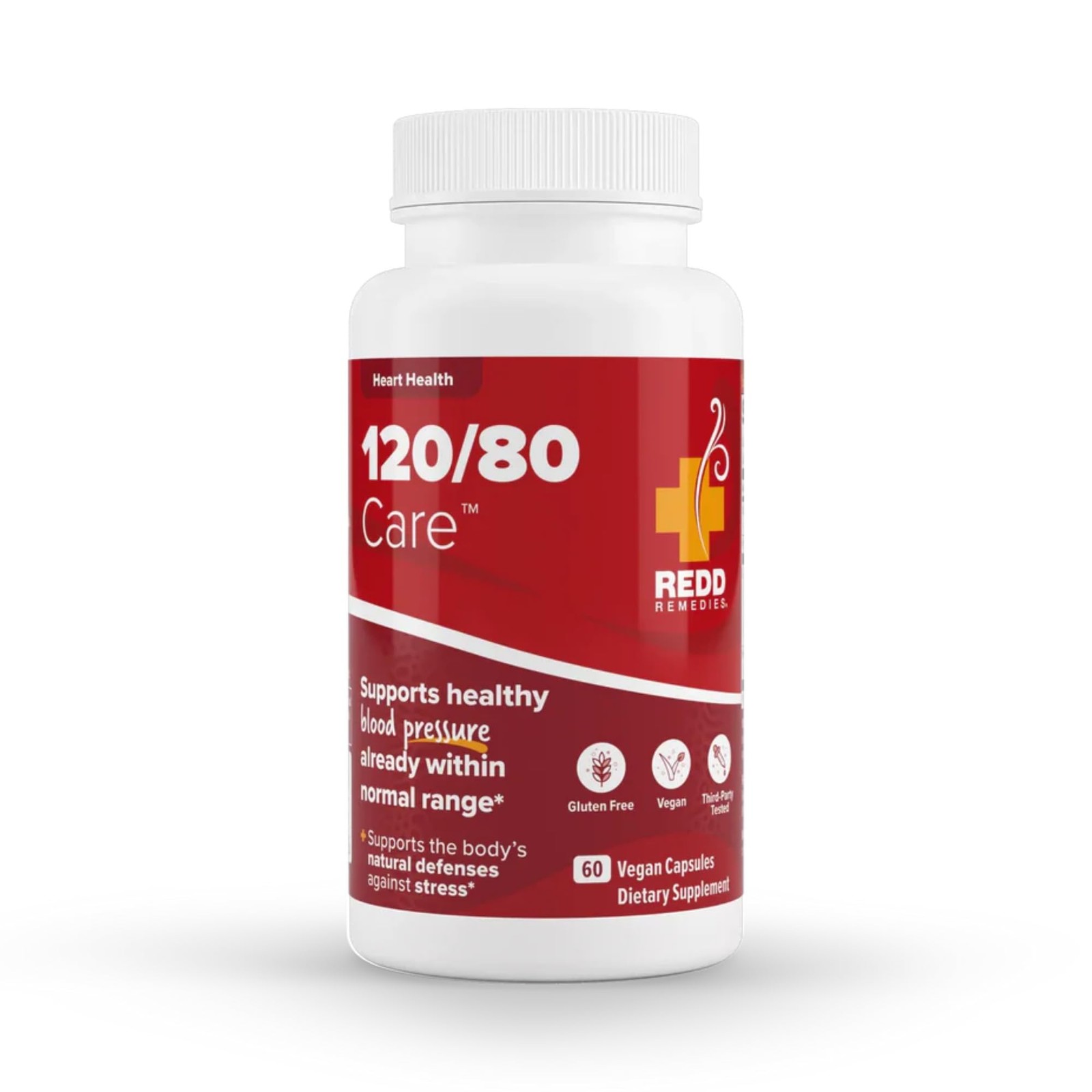 Redd Remedies 120/80 Care Heart Health and Natural Blood Pressure Support 60 …