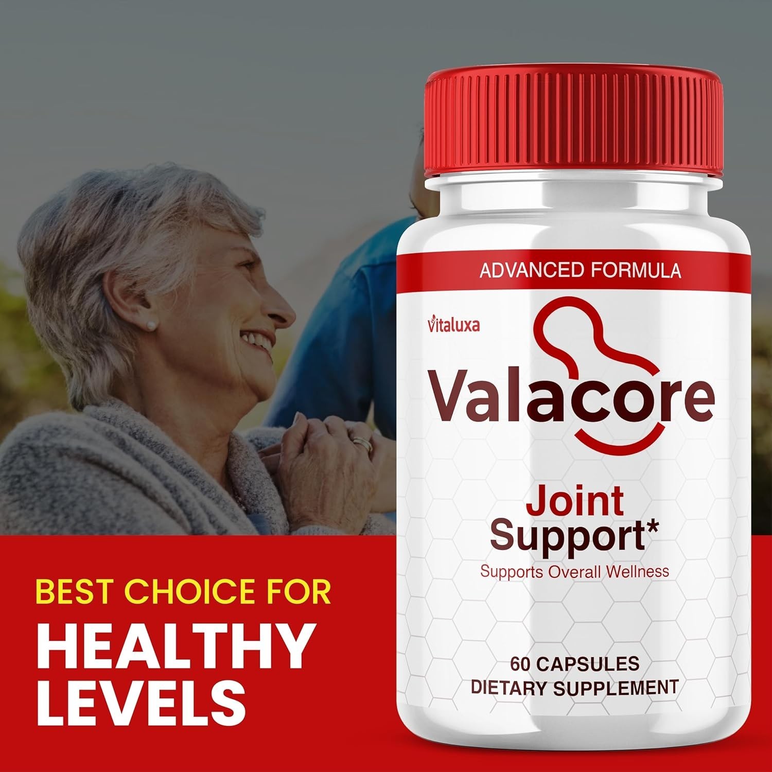 (2 Pack) Valacore Joint Support for Hip, Joint and Muscle Support (120 Capsules)