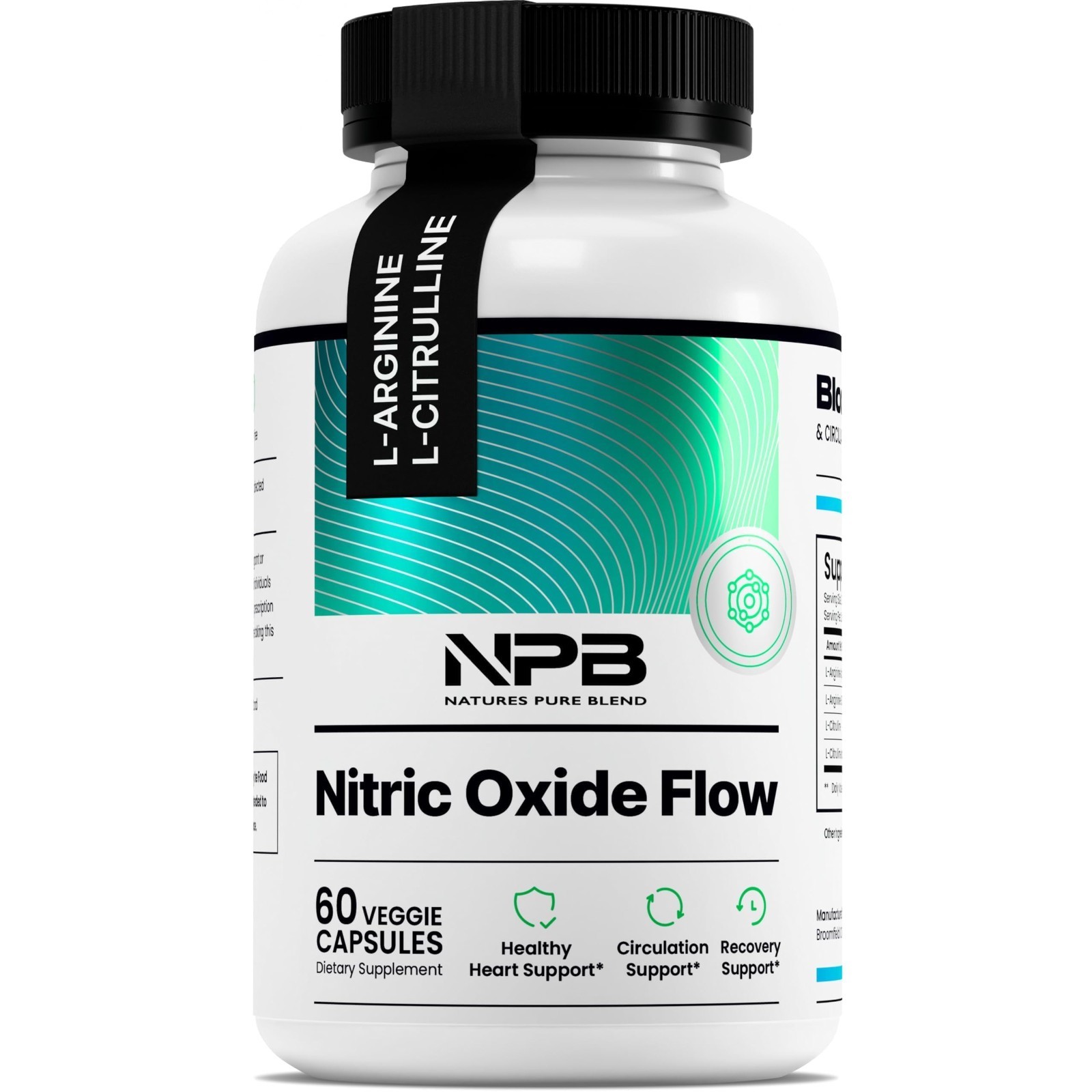 Nitric Oxide Supplements for Men – L-Arginine & L-Citrulline 1500MG – Heart & Ci