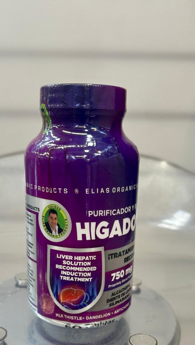 Elias Organic HIGADO GRASO 750mg 60 Tab Detox