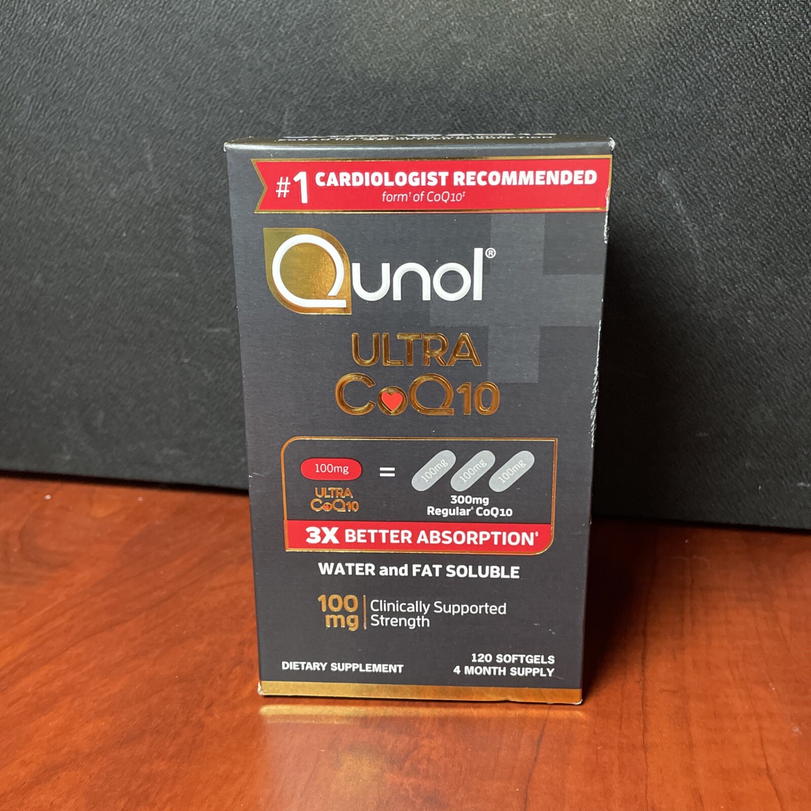 Qunol Ultra CoQ10 3X Better Absorption Supplement 120 Tablet EXP 09/2027 (1165)